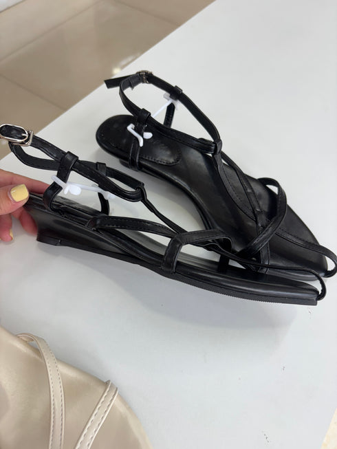 Ankle Buckle Straps Open Toe